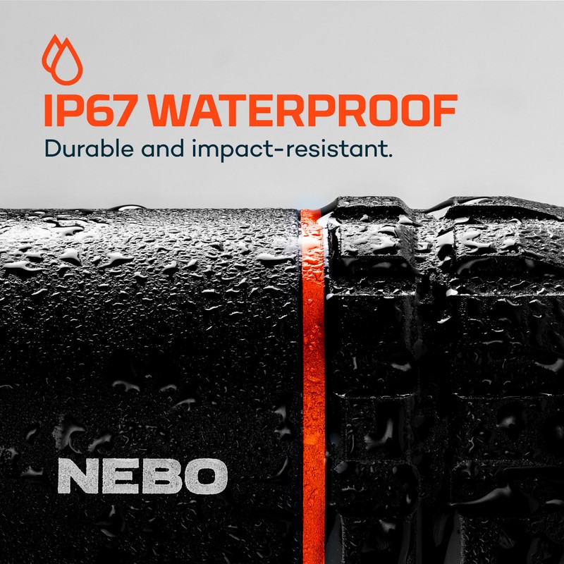 NEBO SLYDE KING Flashlight | High Lumens, Rechargeable COB Work