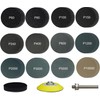 120 PCS 3 Inch Wet Dry Sanding Disc, 60 to