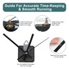 EEEKit Clock Mechanism Kit, 5PCS Quartz Cock Movements, Replacement Clock