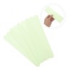 Operitacx 12pcs Glow Dark Slip Stair Treads Luminous Peel and