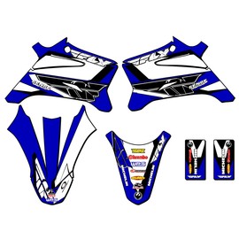 Senge Graphics Inc 2008-2025 TTR 110 13 FLY Blue Senge Graphics Kit Compatible with Yamaha - Base Kit, 12/14