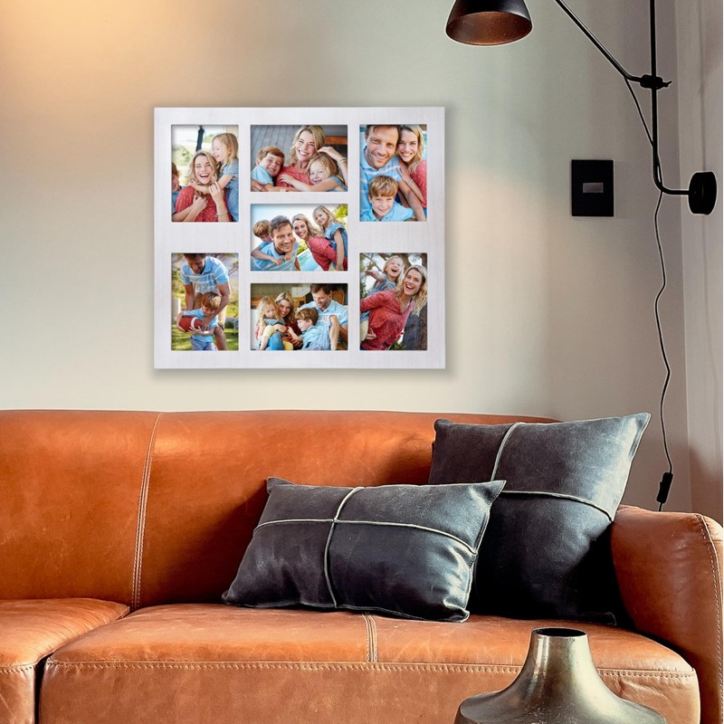 Picture Frame Collage 5x7 Photos Display - 7 Openings Photo