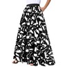 Afibi Women African Skirt Printed Ankara Maxi Skirt Dashiki Long