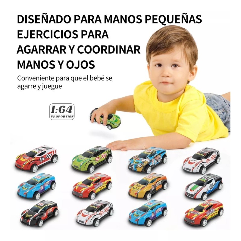 Show Me Carritos De Carreras De Juguete Set 20 Coches