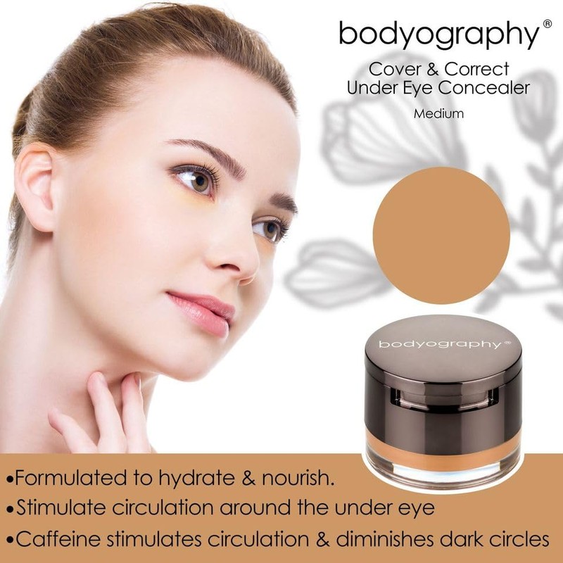 Bodyography Cover & Correct Under Eye Concealer - Medium