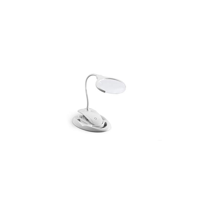 Watchmaker's Magnifier Stand Magnifier with LED Light, 6 LEDs, Dimmable,