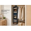 10-Layer Hanging Shoe Organizer for Closet Storage – Collapsible Polyester