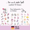 lila liebt dich® LLD-MTAT-UNI 140 Trendy Stickers & Tattoos Children's