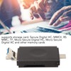 3 in 1 SD/TF Card/USB Disk Reader, USB C USB