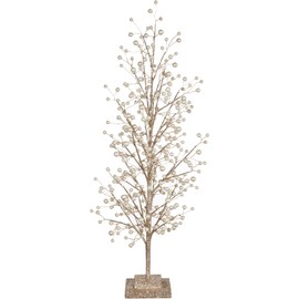 RAZ Imports Glittery Tree with Pearls