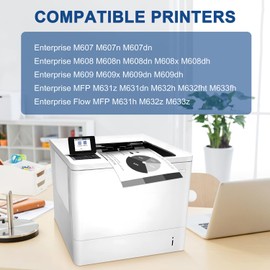 M4U Specially Made For You 37A Toner Cartridges 2 Pack Black CF237A(with Chip) Compatible for 37A Toner Cartridges Work for Enterprise M607n M608dn M609 M608n M607dn MFP M632 M631 Printer (2 Pack, Black)