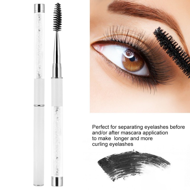 Cepillo de Pestañas Reutilizable con Tubo, Aplicador de Varillas de