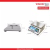 VisionTechShop DSW-100 Portion Scale, Single LCD Display, NTEP&NSF Certified -