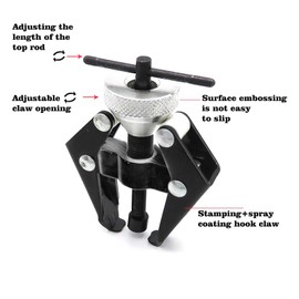 doepeBAE Complete Wiper Arm Puller Set, 2 Pullers for Windscreen Wiper Arms, Professional Windscreen Wiper Puller Car, Connection Bearing Puller for Car Windscreen Wiper Arm