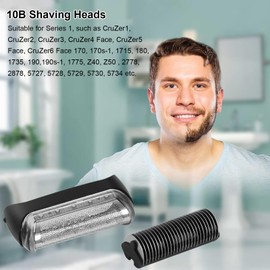 10B Series 1 Replacement Head, 1000 Series Replacement Head Shaving Razor Head Compatible with Series 1 Electric Shaver 170 180 190 1715 1735 1775