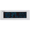 Seiko Clock DL305W Radio Controlled Digital Alarm Clock, Desk Clock,