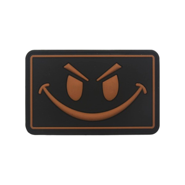 Trayosin PVC Velcro Patch Bad Smiley Smiling Face Morale Tactical