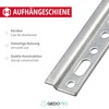 Gedotec Wall Rail Steel Mounting Rail Kitchen Wall Rail Upper