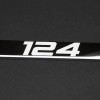 KA Depot 124 Spider Laser Engraved Stainless Steel License Plate