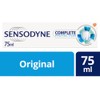 Sensodyne Complete Protection Sensitive Toothpaste, Original 75 ml