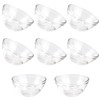 LNQ LUNIQI Set of 8 Mini Glass Bowls, 2.3 Inch