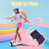 SIMATE 6.5" Bluetooth Scooter, LED Lights & APP & Music