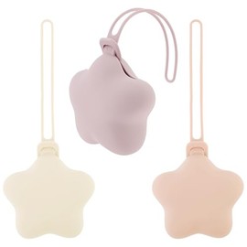 3 paquetes de silicona chupete sujetador de la caja, Portable chupete de almacenamiento de la caja, bolsa de cubierta de la caja del chupete de silicona, protector chupete de almacenamiento de la caja (A)