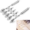 Dadamong 5 Wheel Pastry Cutter with Handle, Stainless Steel Adjustable