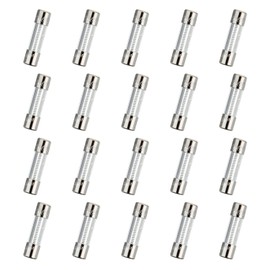 HUAREW T2.5AL250V 20 Pcs 5x20mm slow blow glass fuse 2.5A 250V 0.2 x 0.78 inch time delay fuse
