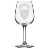 Etched Laser Art United States Army 3rd Ranger Battalion Etched Stemmed 12.75oz Wine Glass