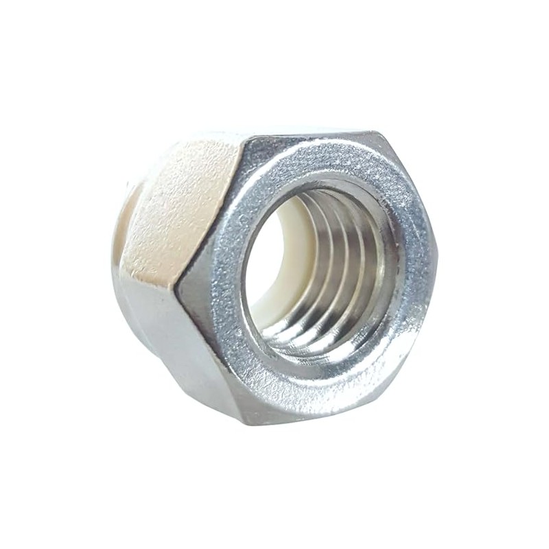 Fifteen (15) 1/2-13 Zinc Plated Nylon Insert Hex Lock Nuts