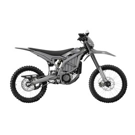 Surron Ultra Bee Graphics Kit Wrap - Solid Gray - Sur-Ron Skin - Premium 3M Vinyl Protective Wrap Decal Cover - Easy to Apply | Crafted in The USA by MightySkins