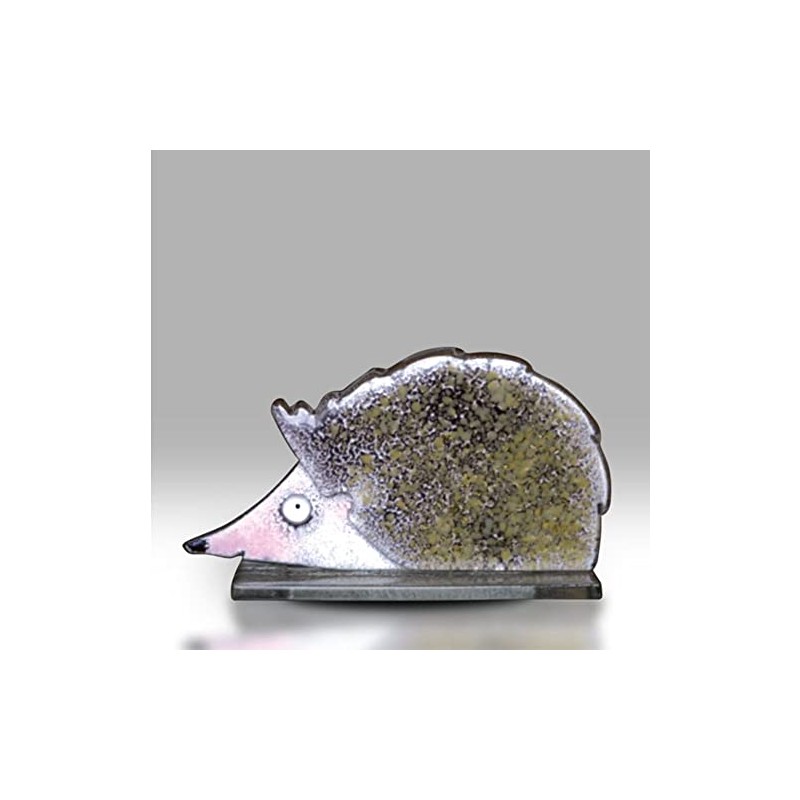 Nobile Glassware Fused Glass Hedgehog