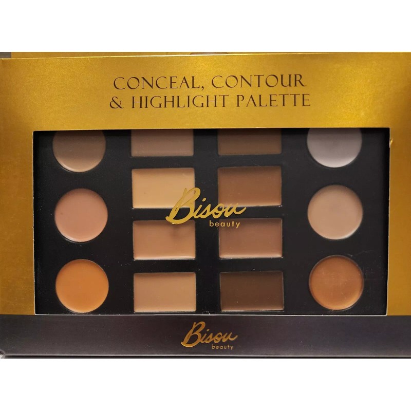 Palette Conceal, Contour & Highlight Palette by Bisou beauty