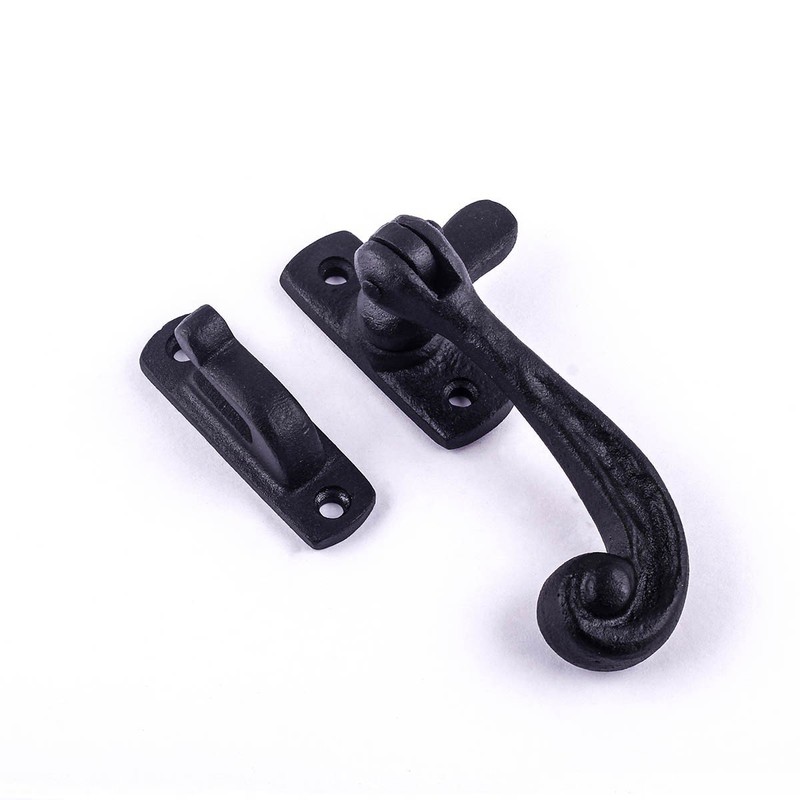 Renovators Supply Manufacturing Window Sash Lock 3.75 in. Wrought Iron