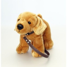 Keel Toys Cuddly Plush labrador on the lead Dog