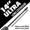 14 Inch Forstner Bit Extension for 3/8" Round Shank, Hole