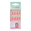 Lottie London Stay Press'd Press on Nail Set in Watermelon,