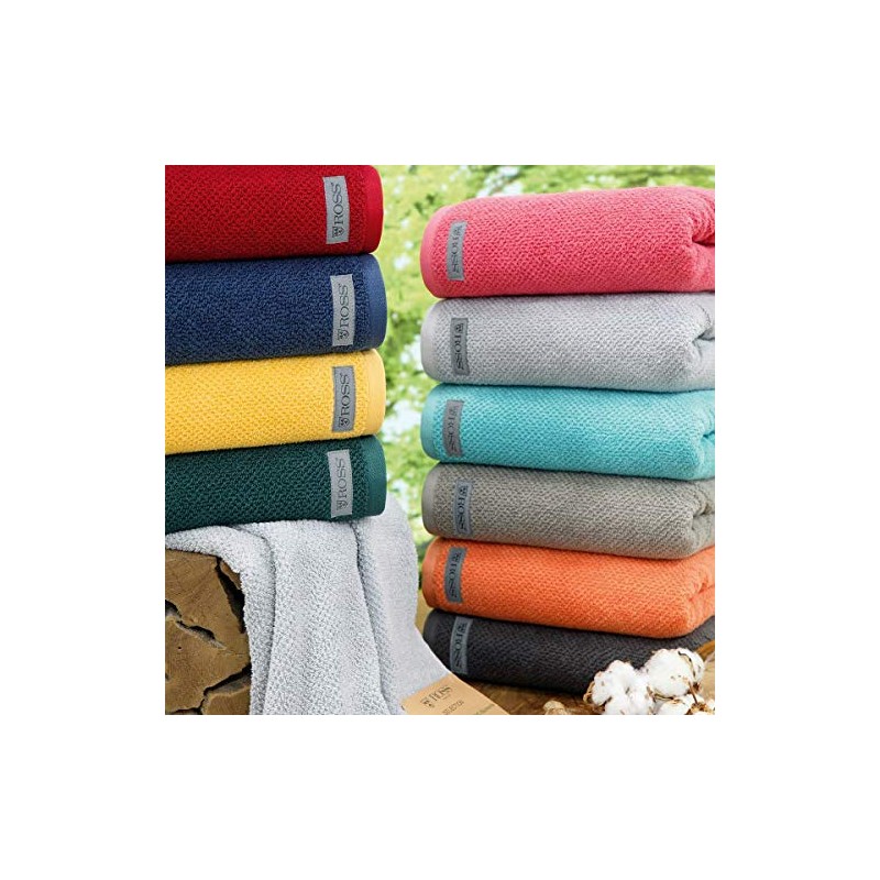 Ross Organic Cotton Hand Towels Selection Natural Sand Guest Towel