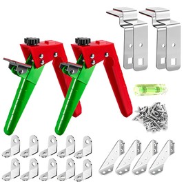 Aswalling 2 Pack Drawer Front Installation Clamps, Cabinet Clamps for Installing Cabinets, Adjustable Drawer Fixing Clamp