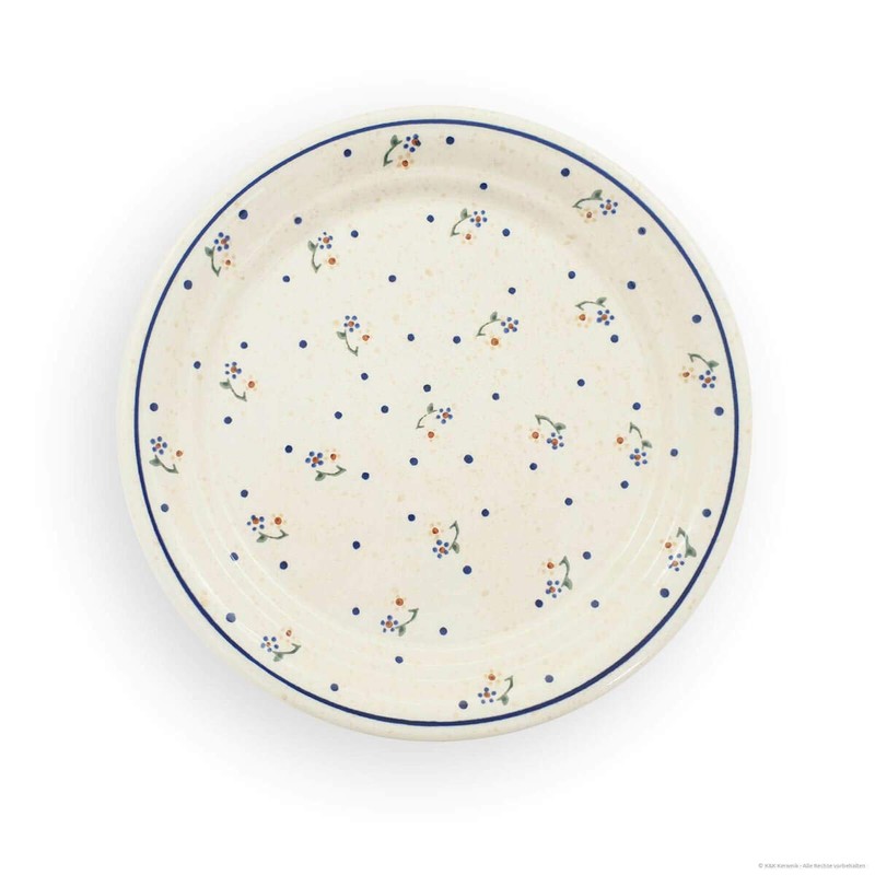 Bunzlauer Keramik Flat Plate Shape 2 Diameter 24.8 cm Height