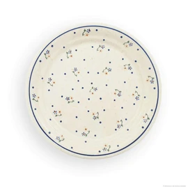 Bunzlauer Keramik Flat Plate Shape 2 Diameter 24.8 cm Height 3.0 cm Decor 111