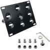 GEARZAAR Bumper Tow Hook License Plate Mount Bracket Holder For