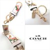 Coach CB613 IMCHA Women's Key Ring, Strawberry, Heart Charm, Trigger