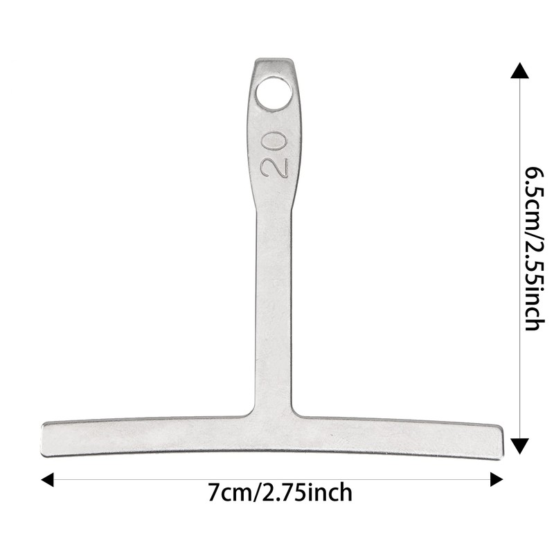Set of 9 Yootones Guitar Understring Radius Gauge Tool Standard