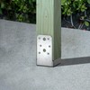 Simpson Strong-Tie ABU44Z ABU ZMAX Galvanized Adjustable Standoff Post Base