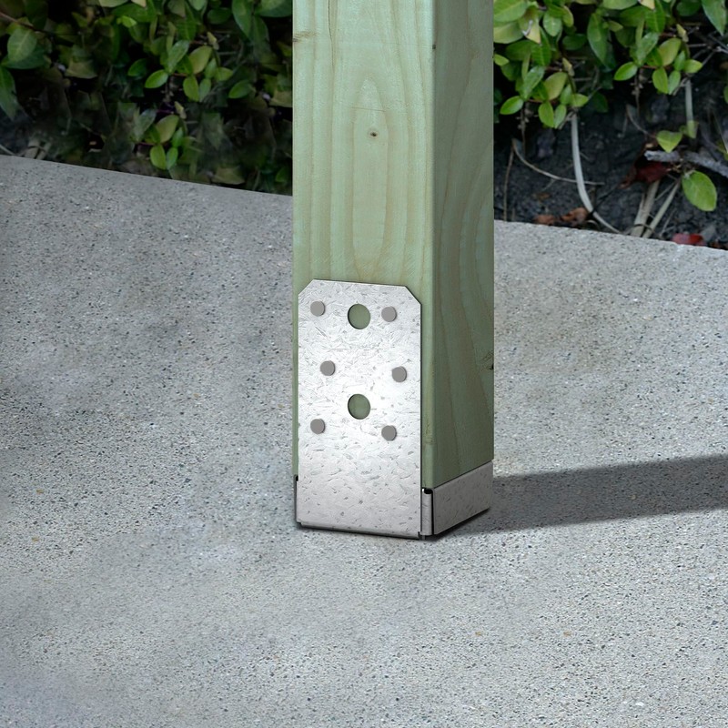 Simpson Strong-Tie ABU44Z ABU ZMAX Galvanized Adjustable Standoff Post Base