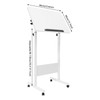 PSUFURV Lectern, Rolling Podium Adopting Spray Forming Technology Medium Density