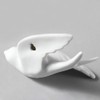 Dorlotou Pair Ceramic Sparrows Swallows Birds Dove White Wall Mounted