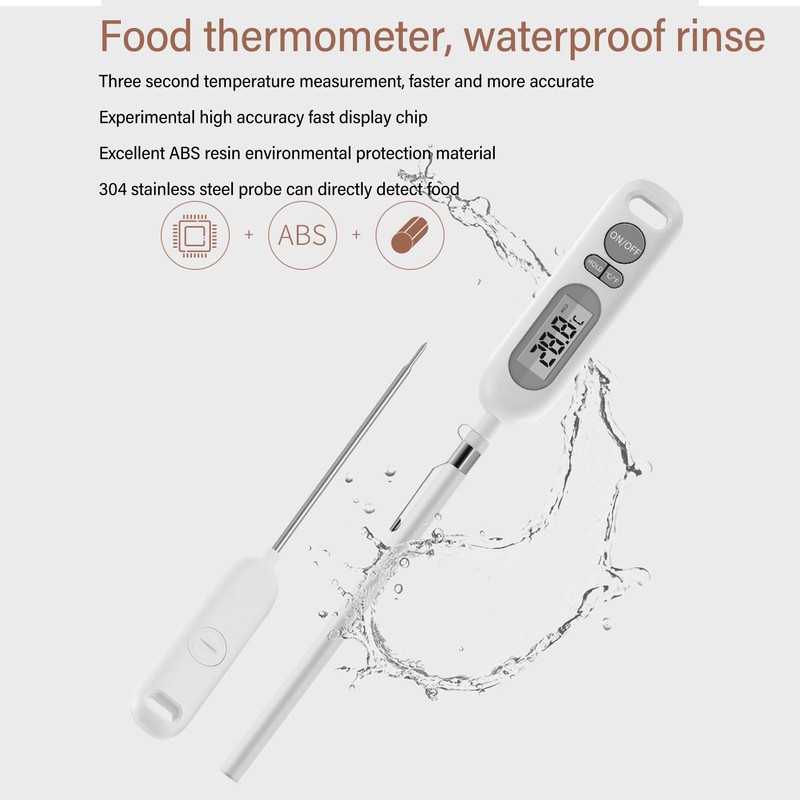 Meat Food Thermometer Waterproof Electronic Digital Cooking Instant Read Probe